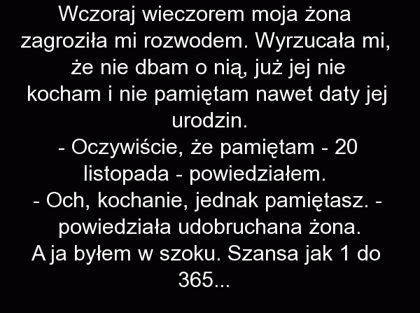 Ale miał farta! 