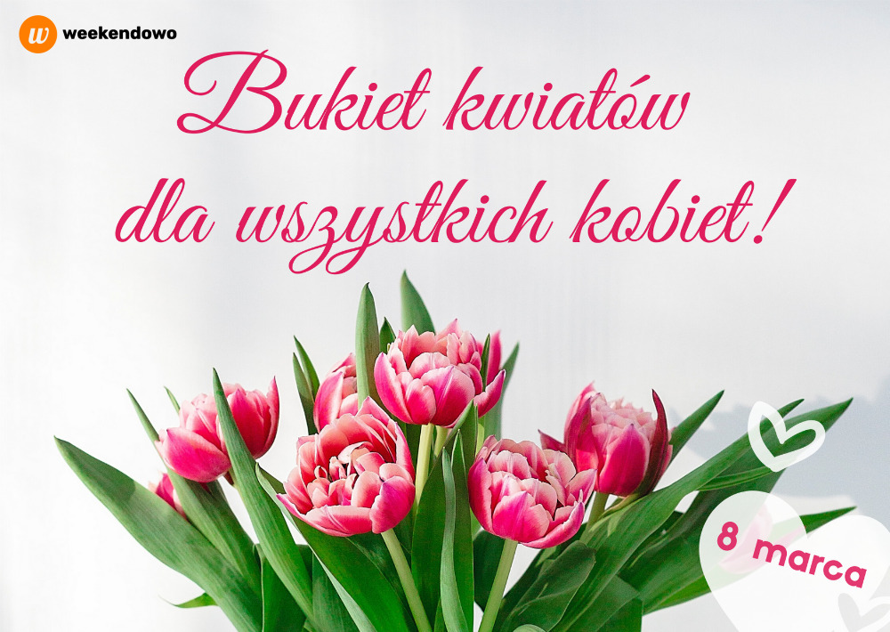 Bukiet kwiatów dla wszystkich kobiet kartka
