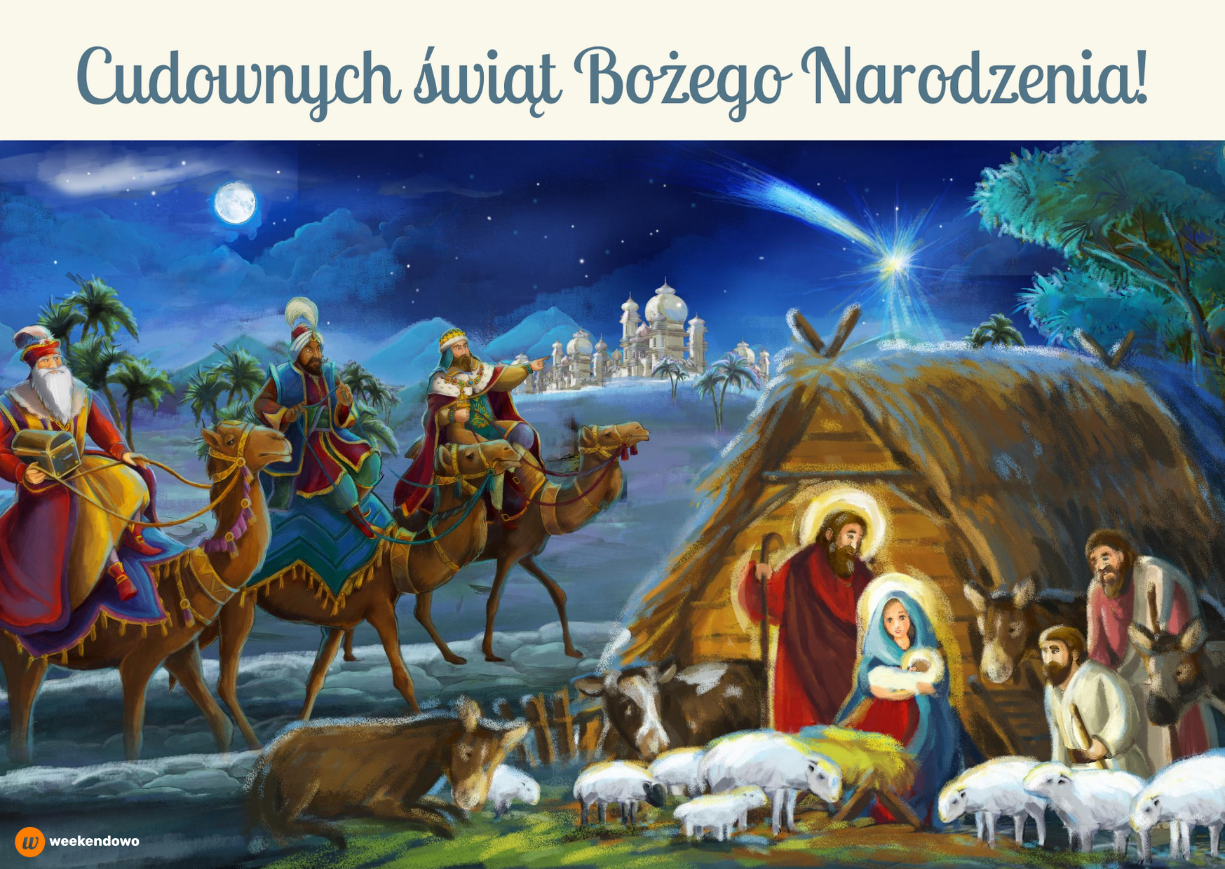 Cudownych świąt kartka