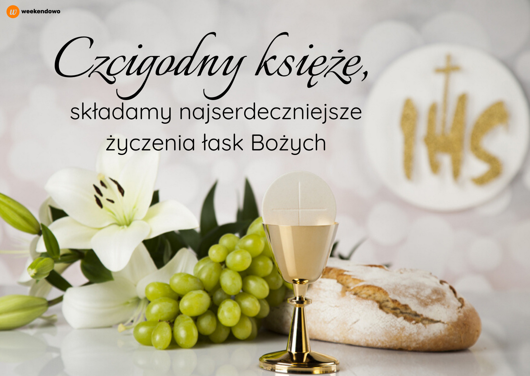 Czcigodny księże kartka