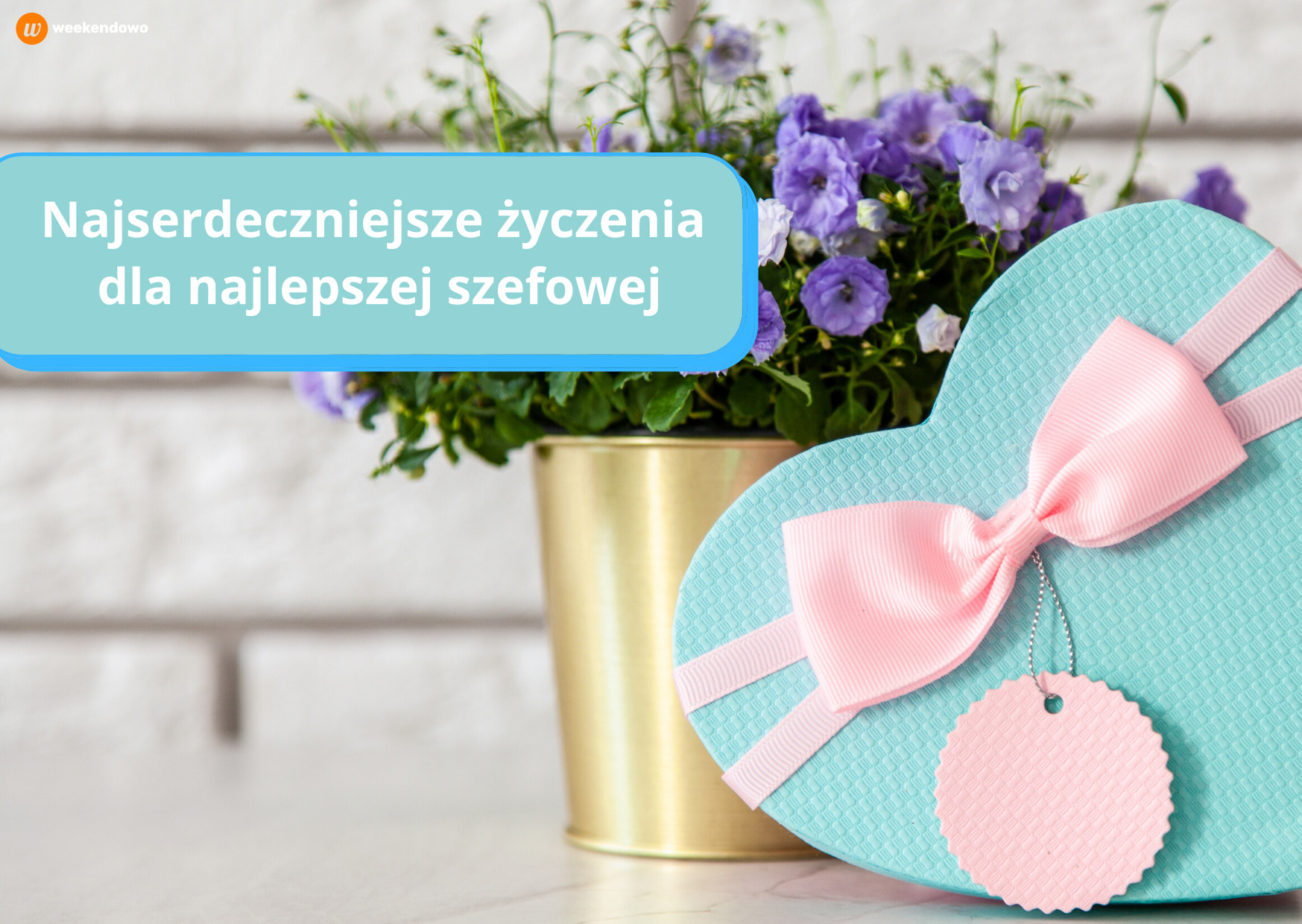 Dla najlepszej szefowej kartka