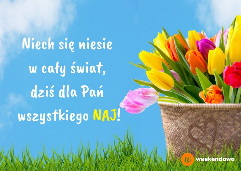 Dla Pań wszystkiego naj kartka
