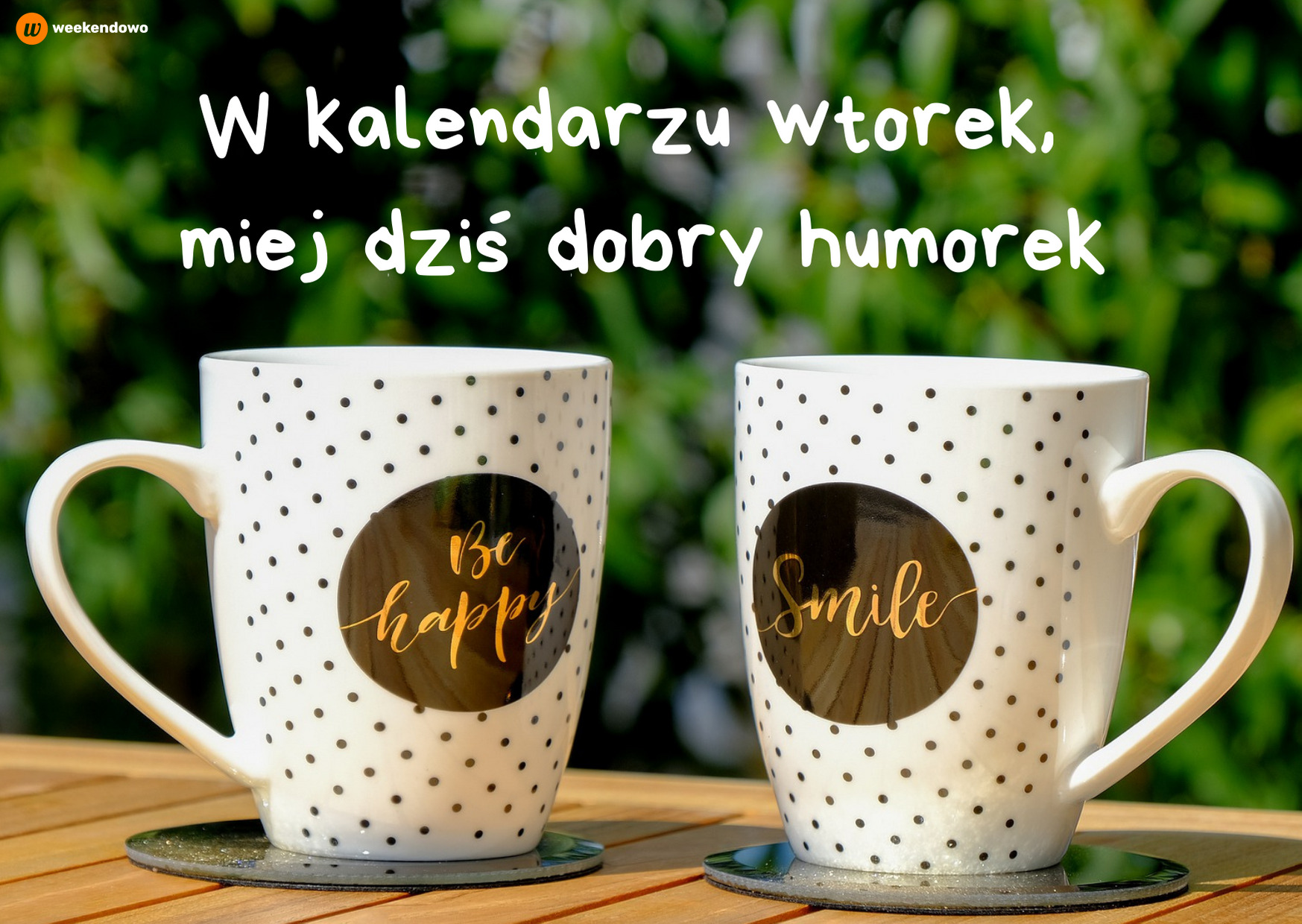 Dzień dobry we wtorek kartka