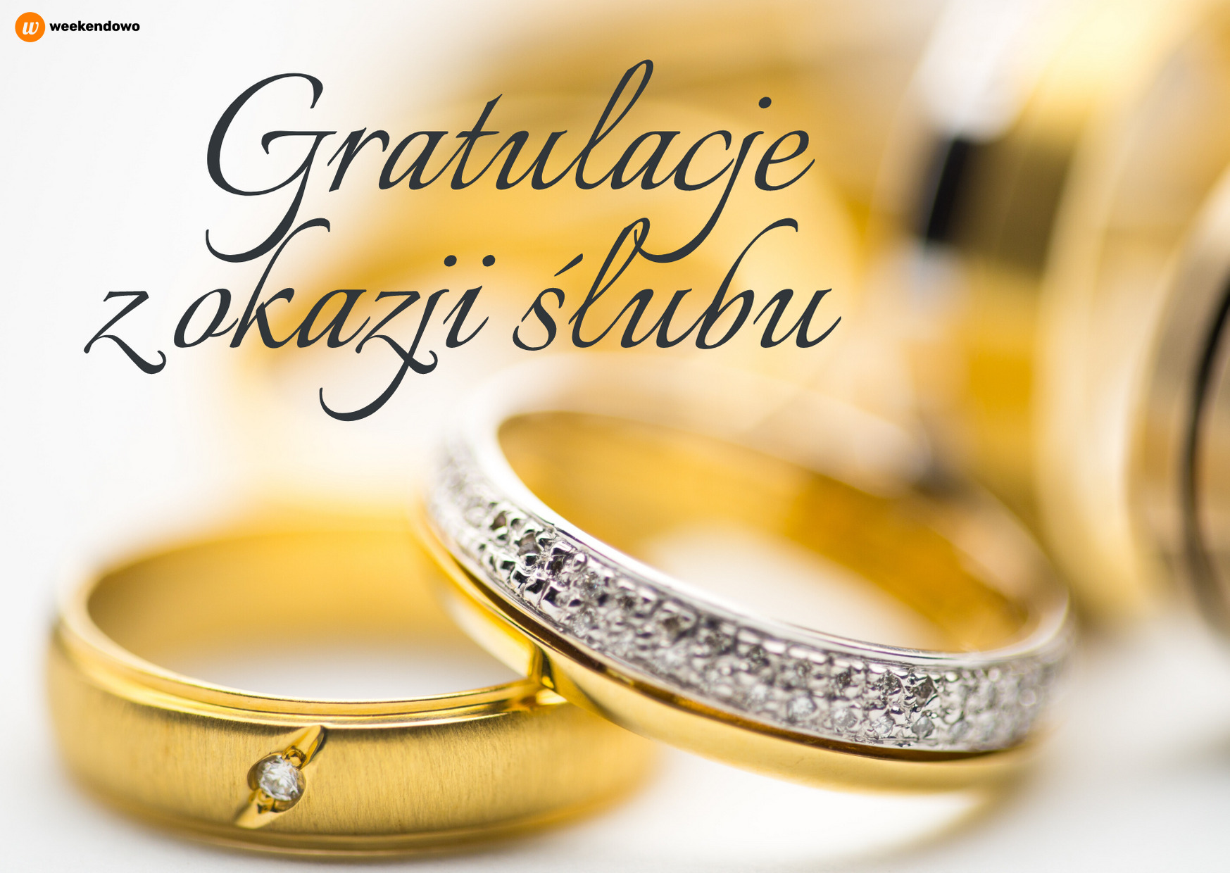 Gratulacje z okazji ślubu kartka