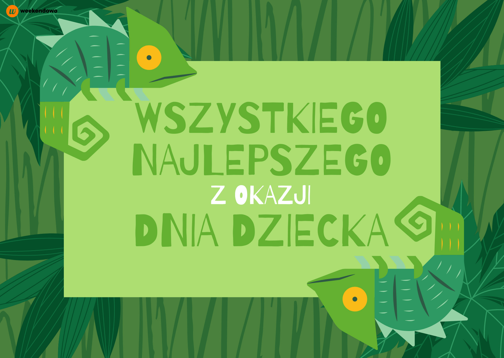 Kartka dla chłopca na dzień dziecka