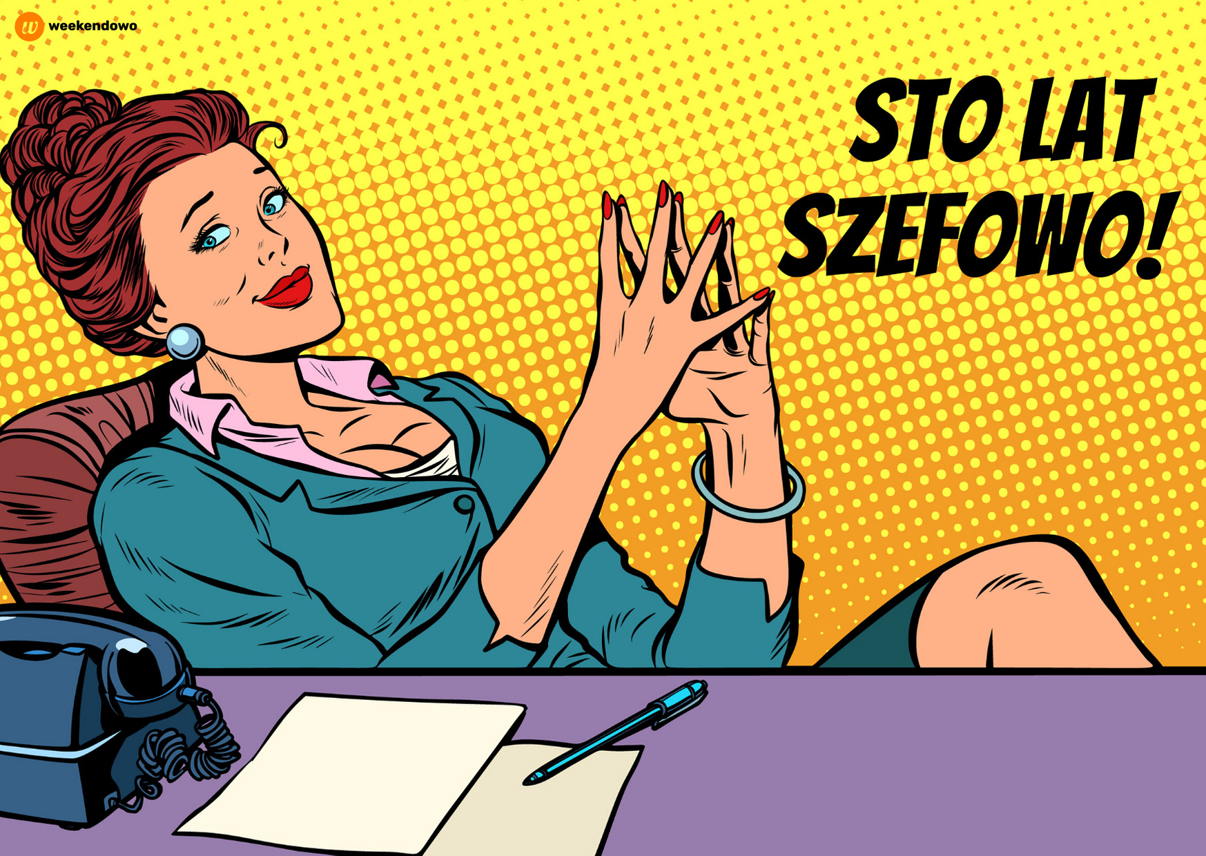 Kartka dla szefowej