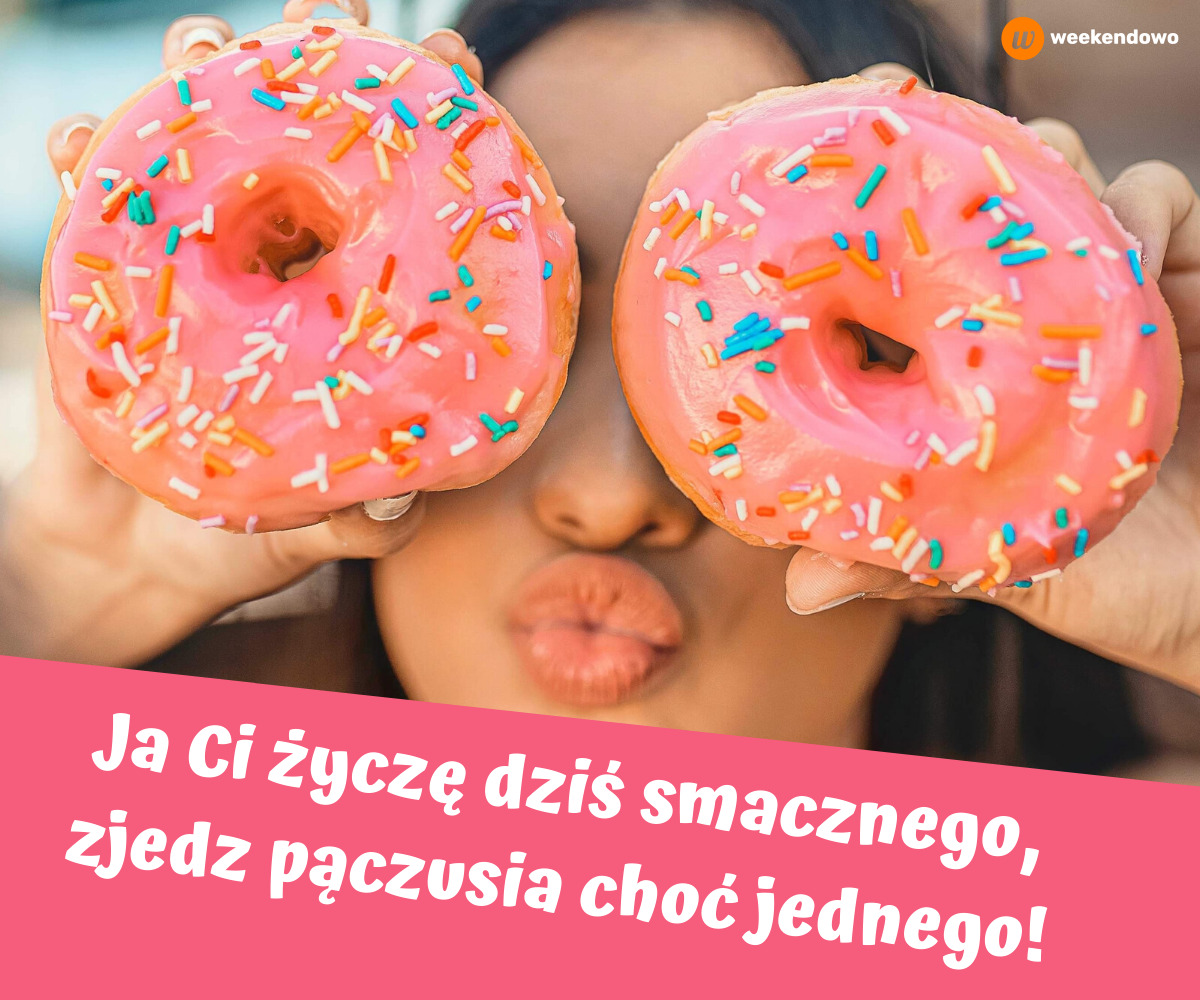 Kartka na tłusty czwartek wesoła