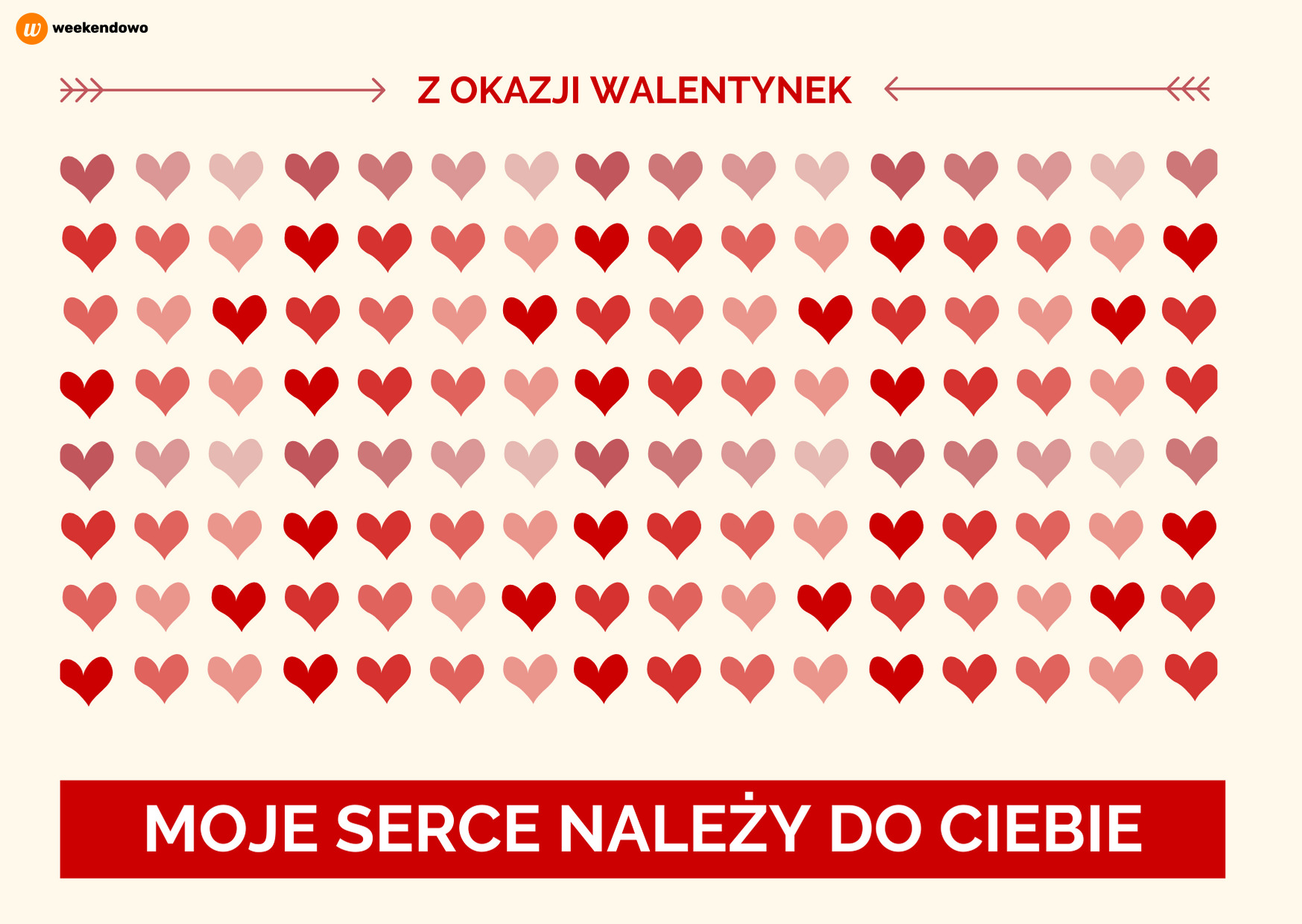 Kartka z okazji walentynek