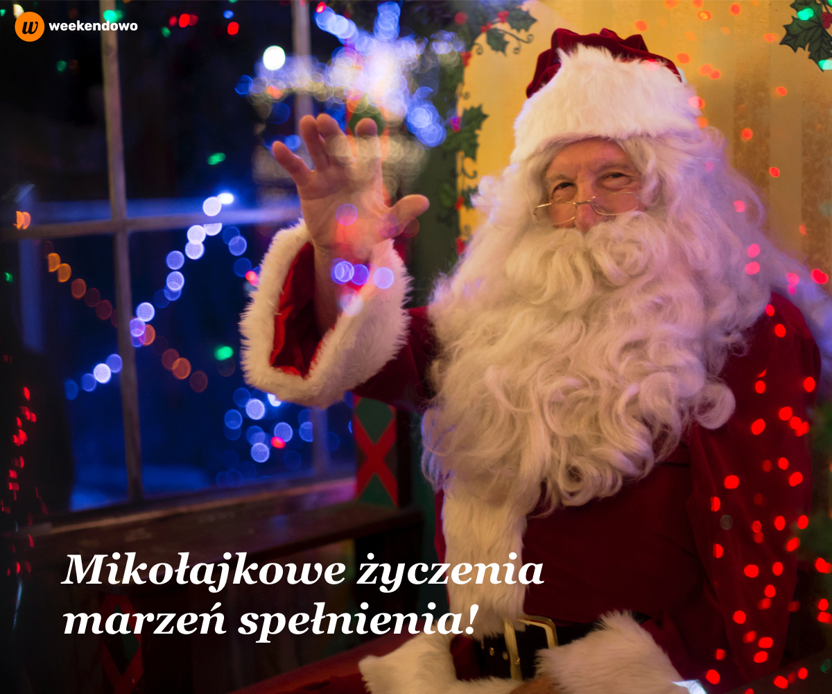 Mikołajkowe życzenia kartka