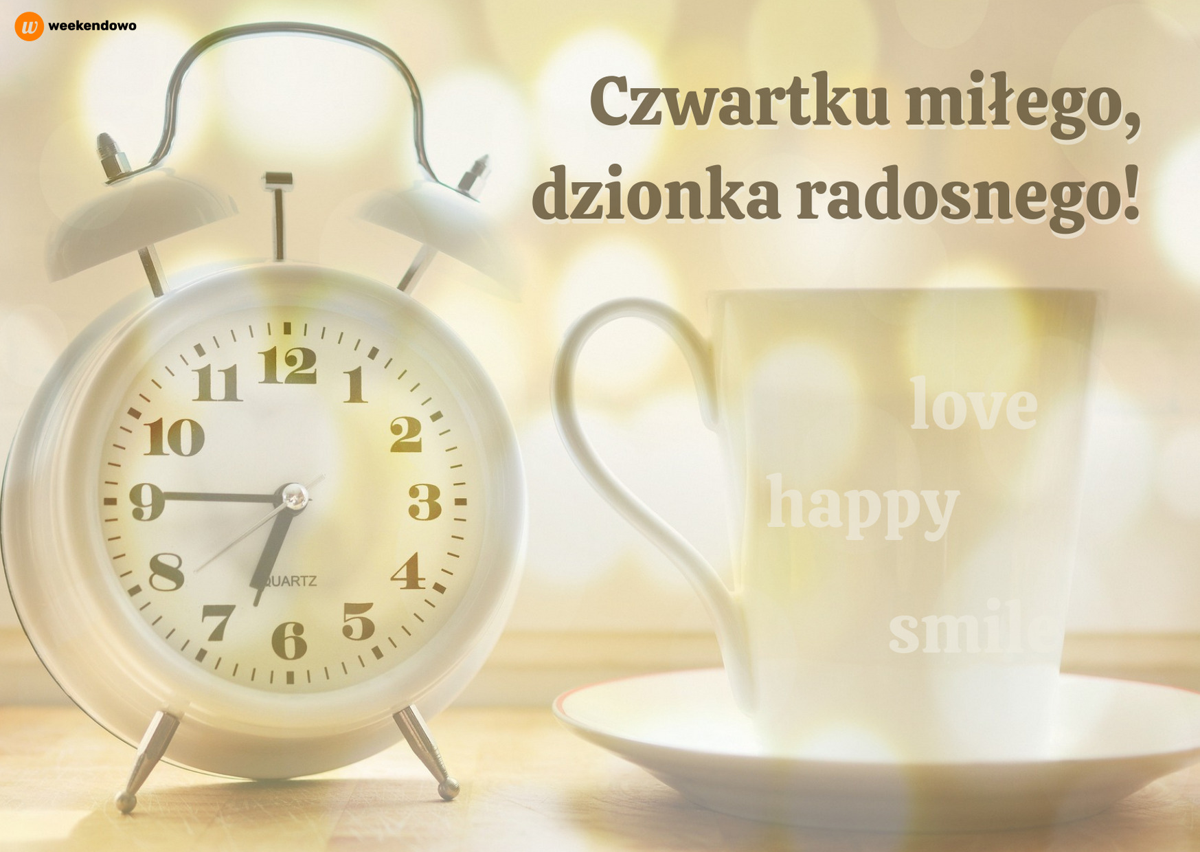 Miłego czwartku kartka