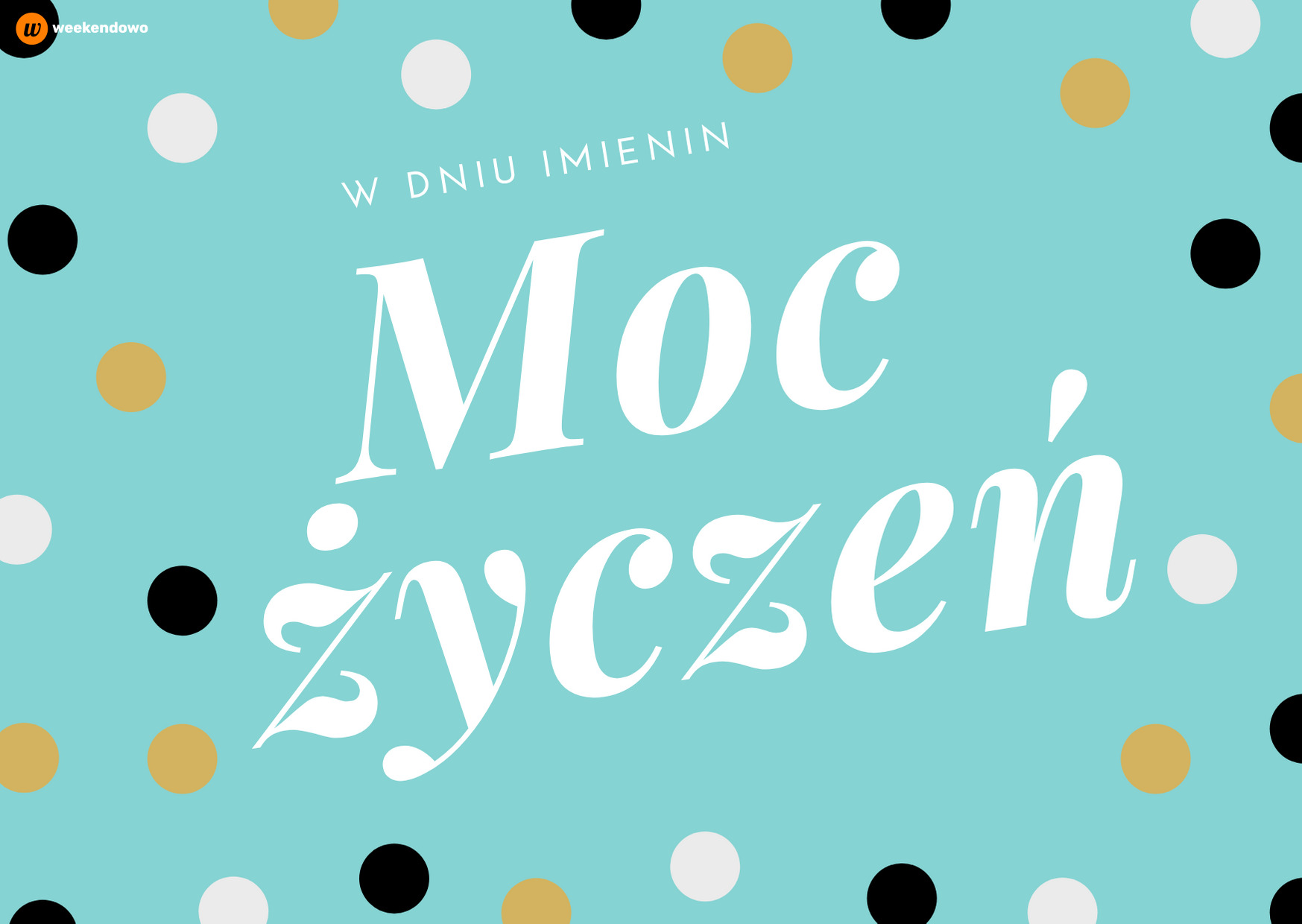 Moc życzeń kartka