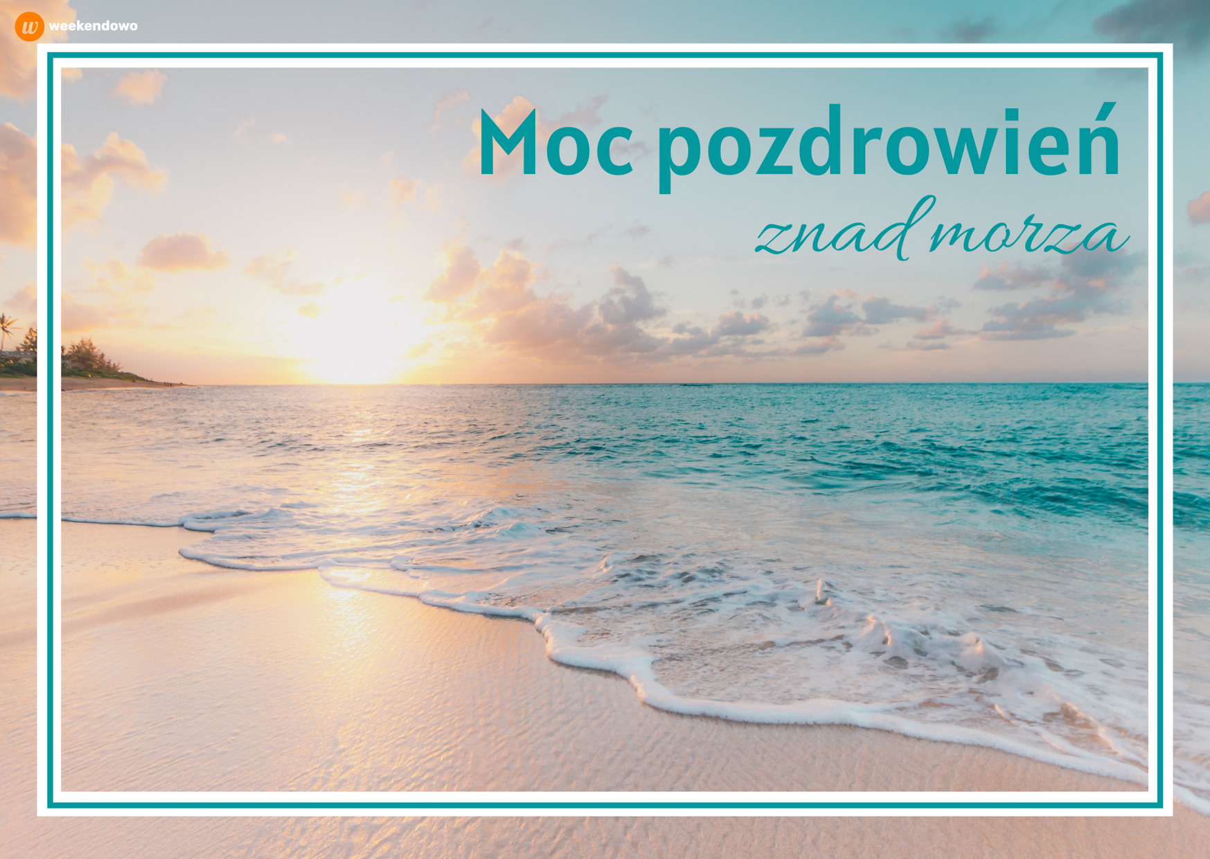 Pozdrowienia znad morza kartka