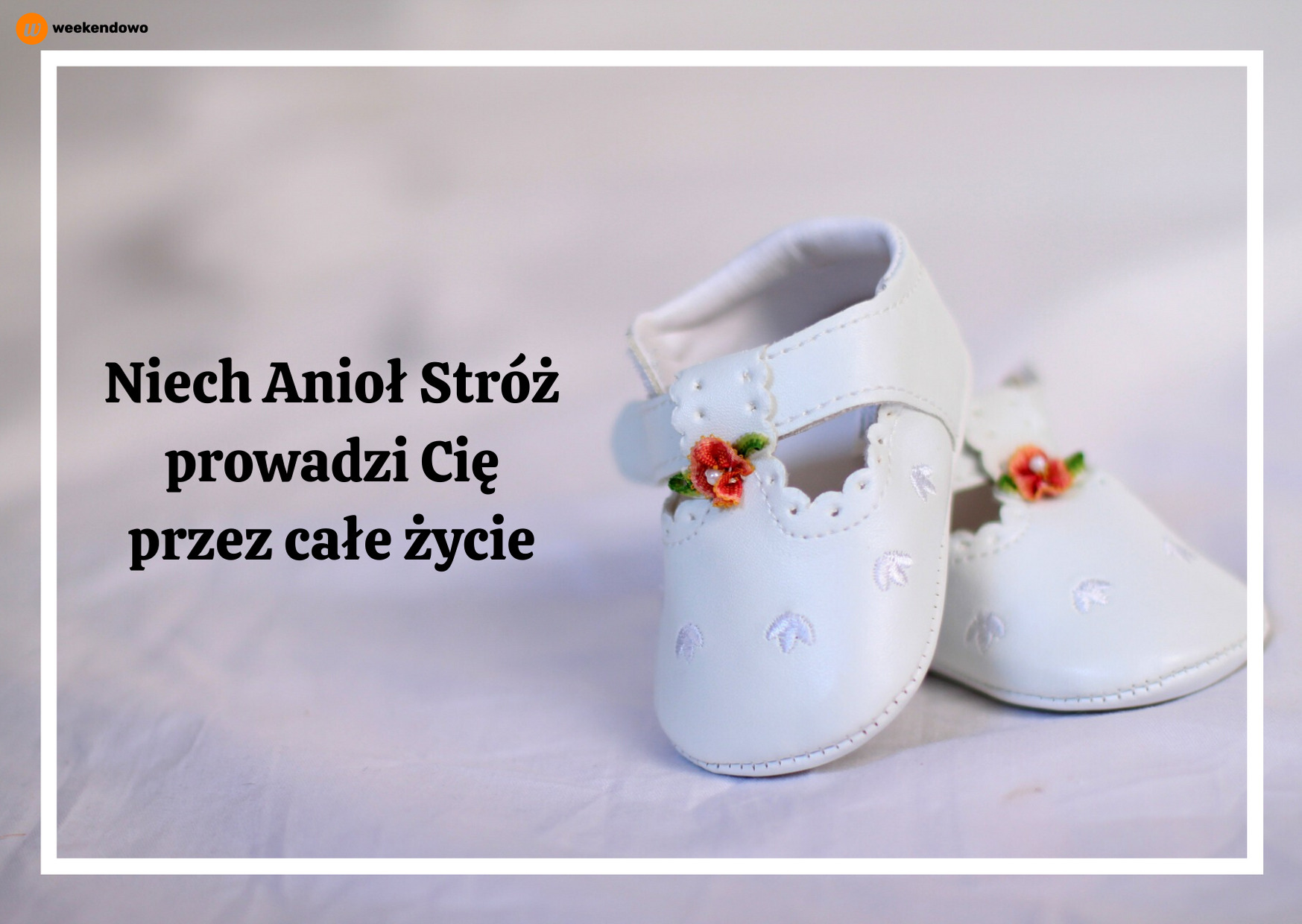 Prosta kartka na chrzciny