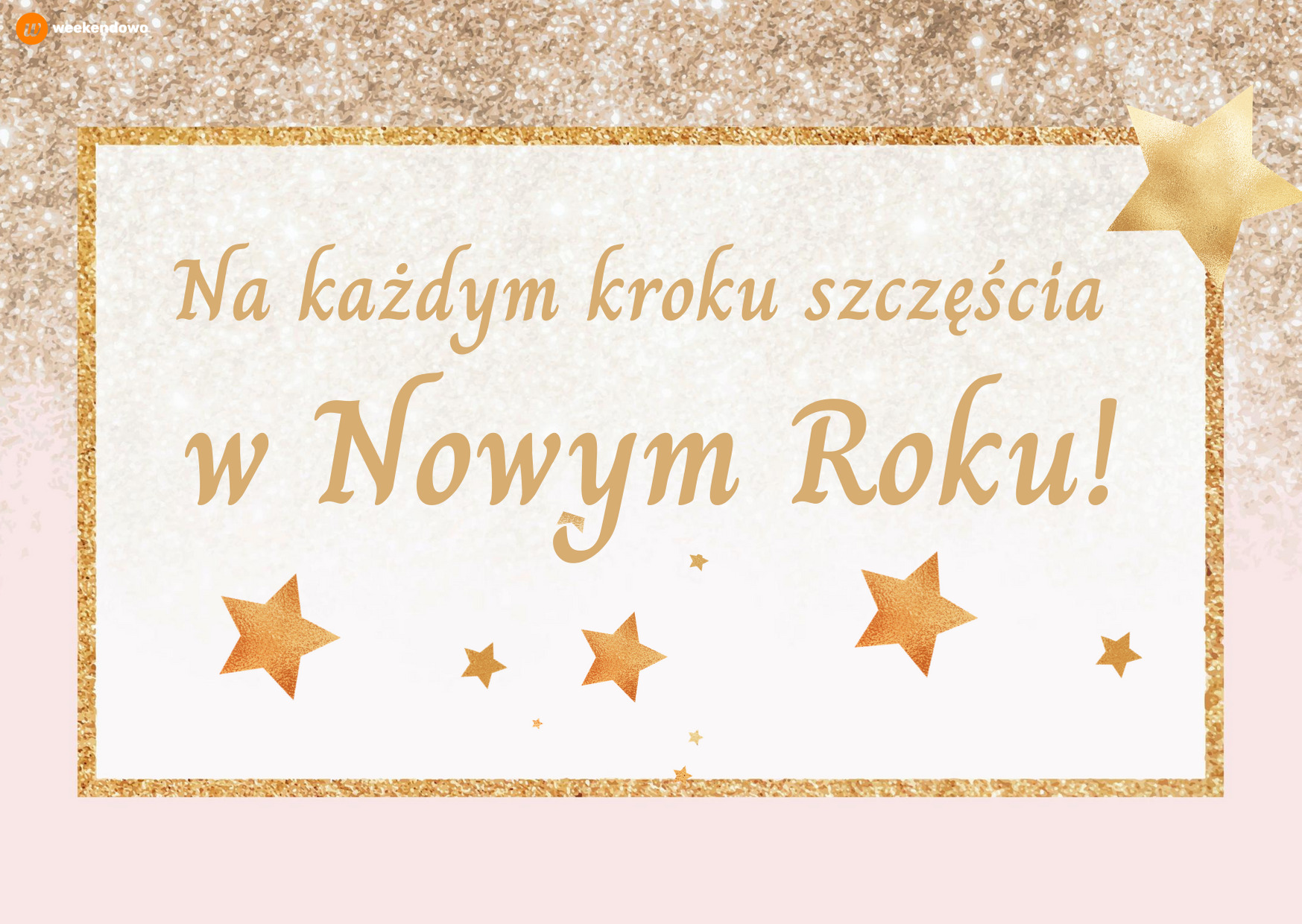 Prosta kartka noworoczna