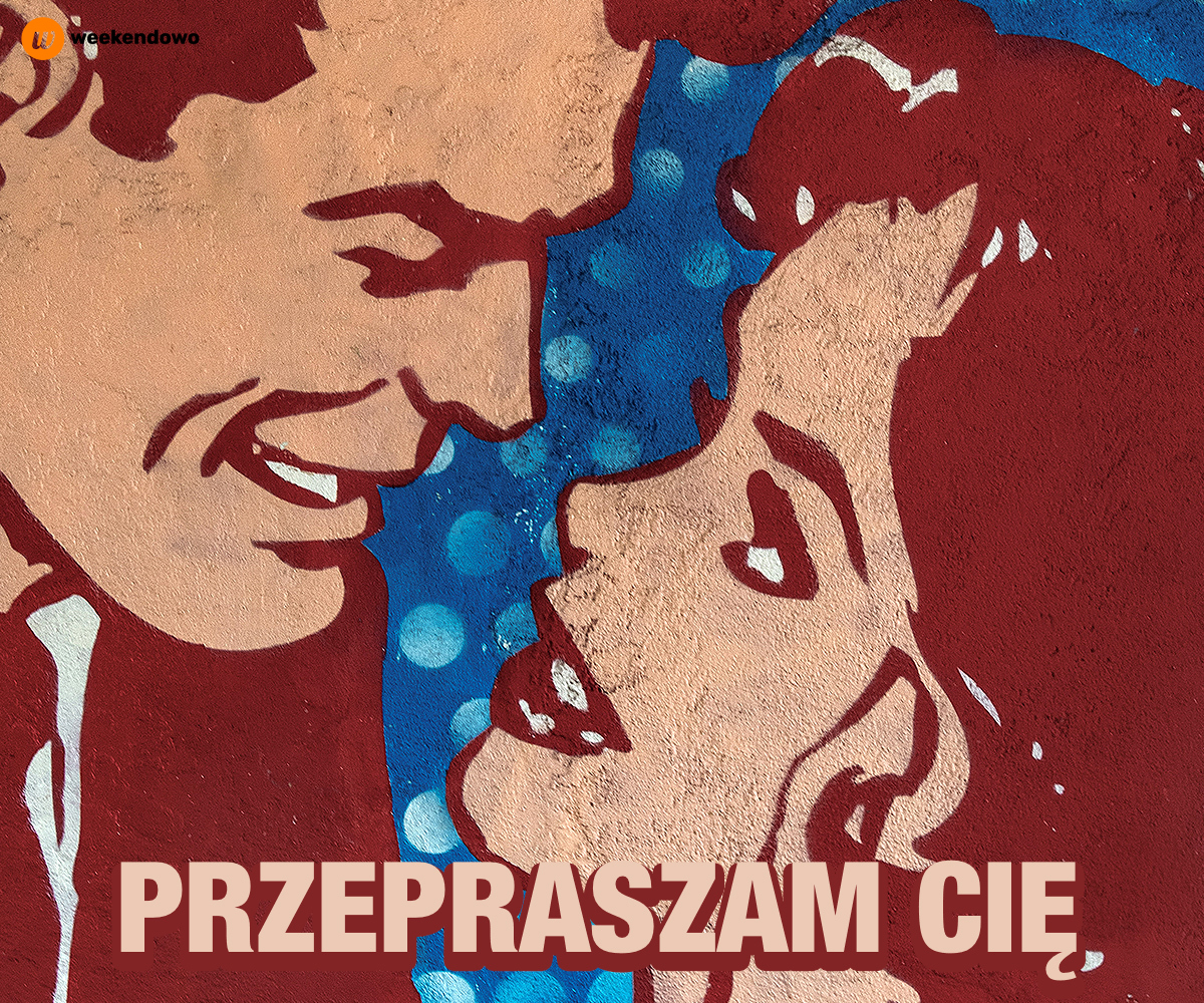 Przepraszam Cię kartka