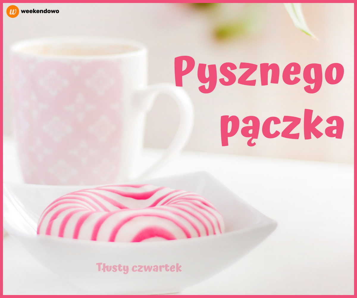 Pysznego pączka kartka