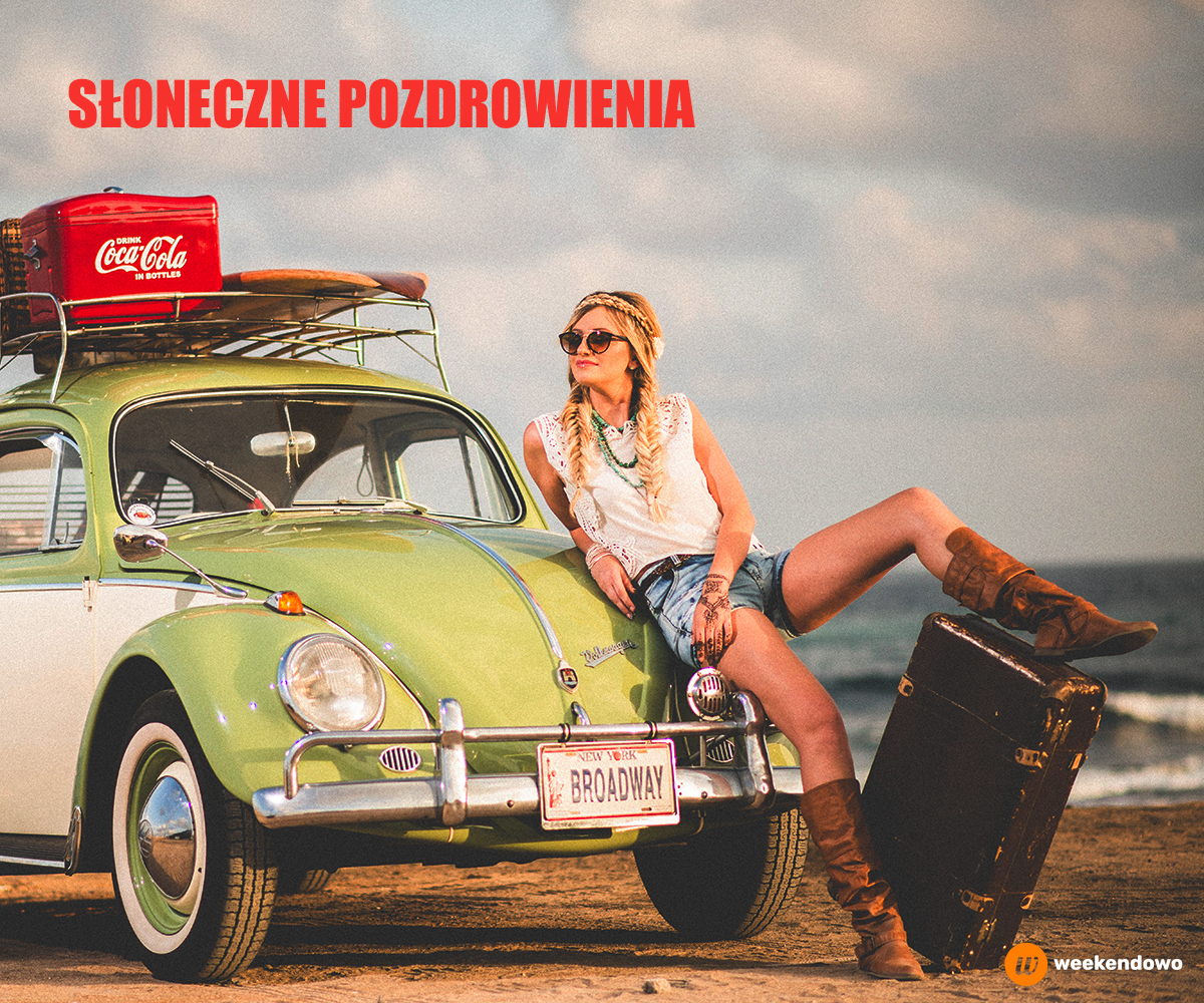 Słoneczne pozdrowienia kartka