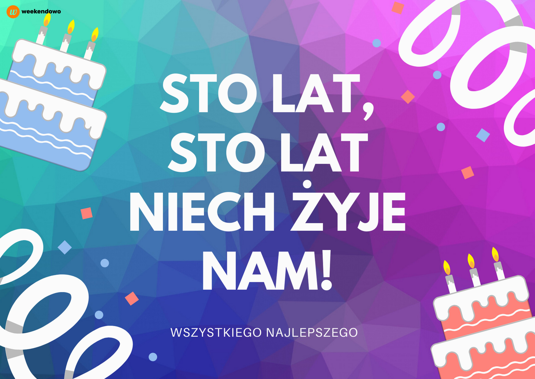 Sto lat kartka