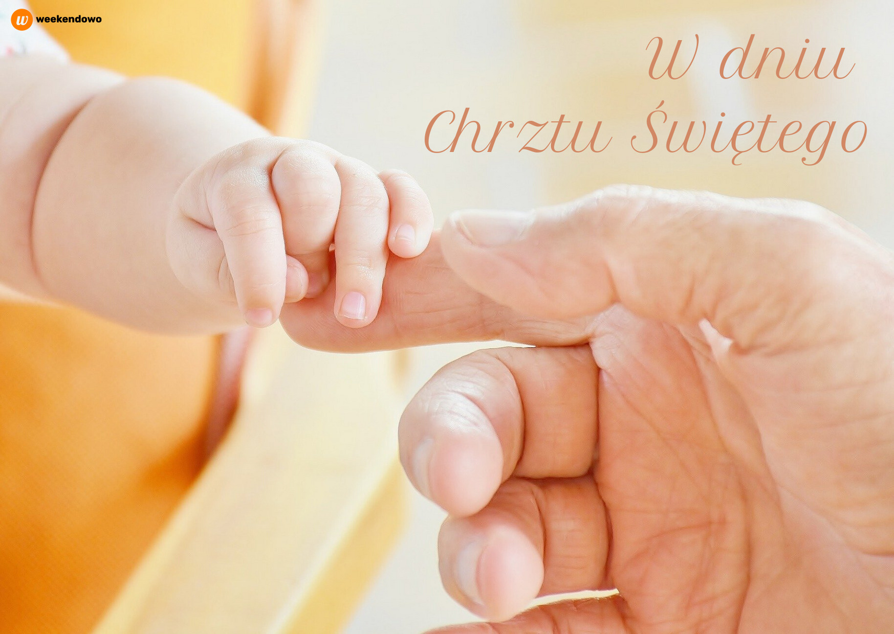 W dniu Chrztu Świętego kartka