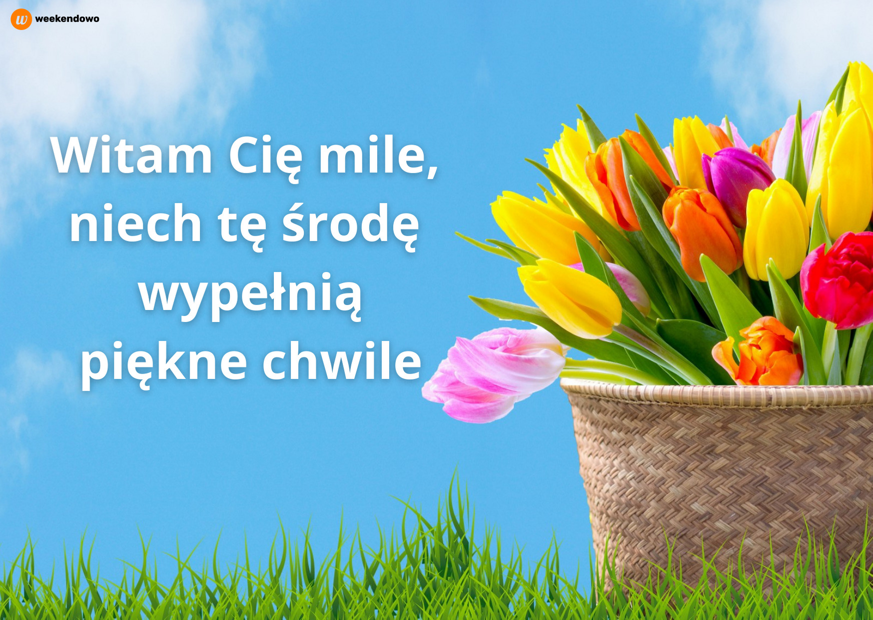 Witam mile w środę kartka
