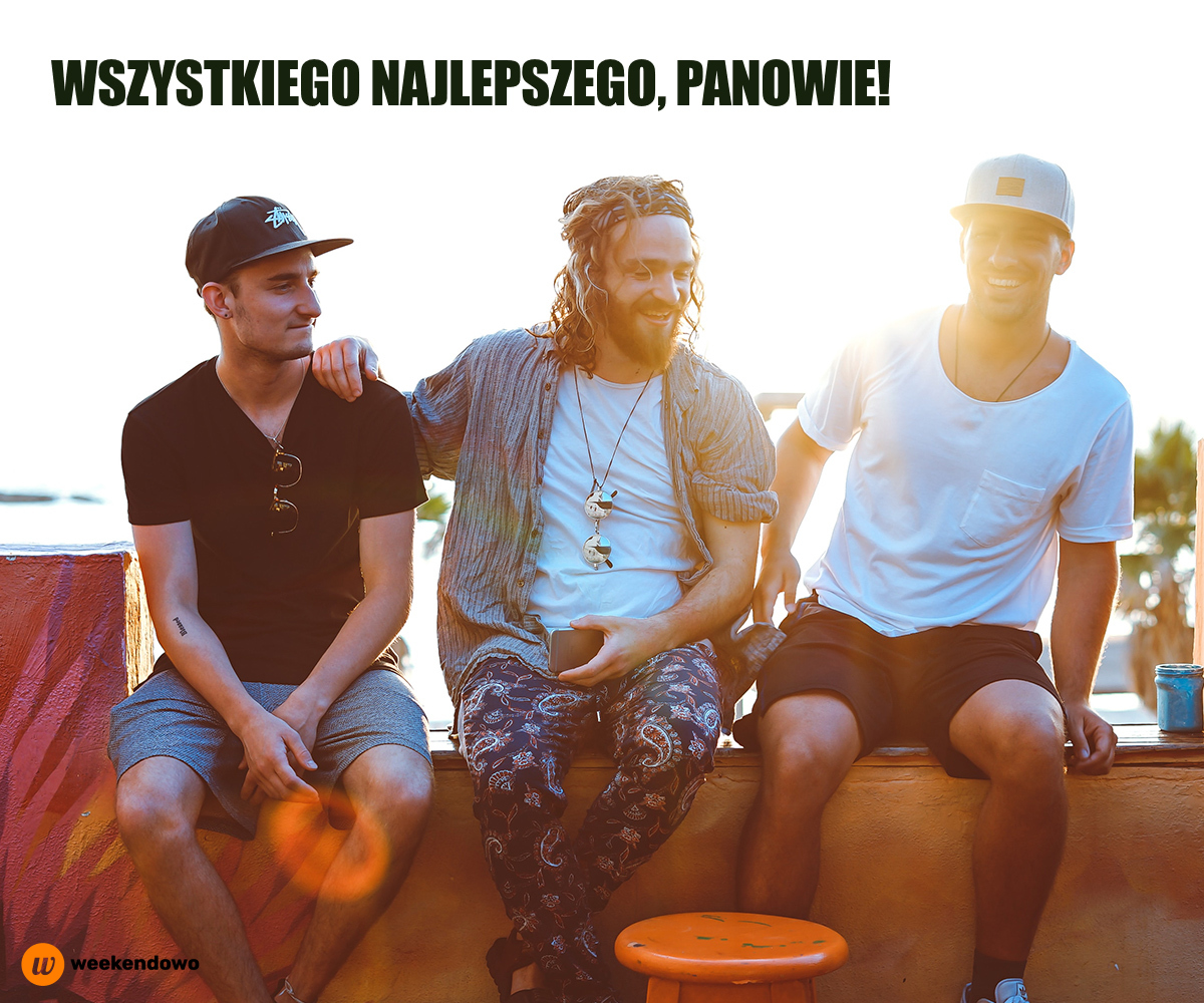 Wszystkiego najlepszego Panowie kartka