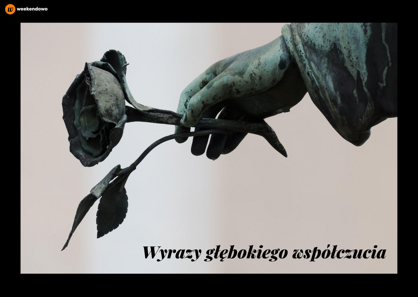 Wyrazy głębokiego współczucia kartka