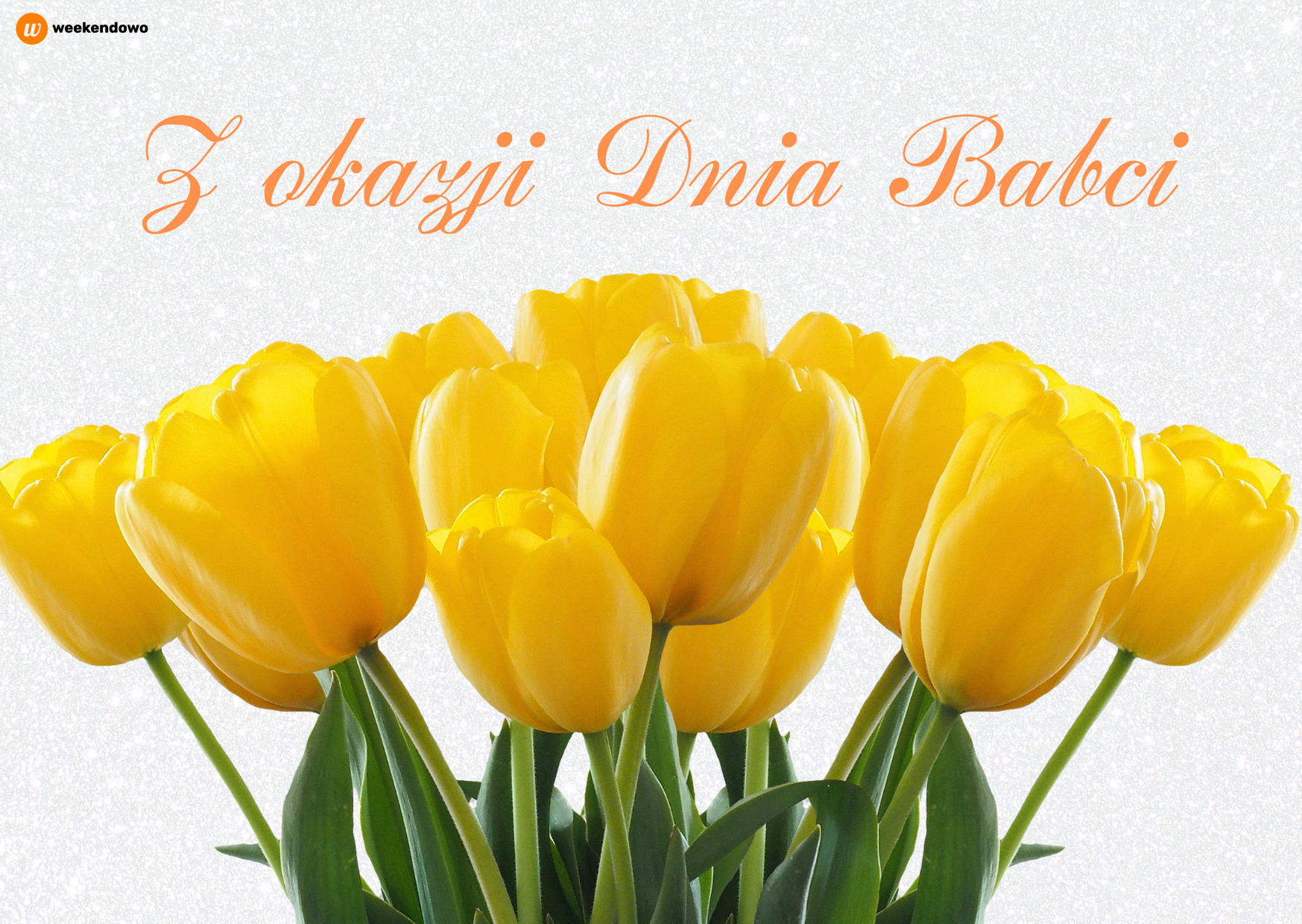 Z okazji Dnia Babci kartka