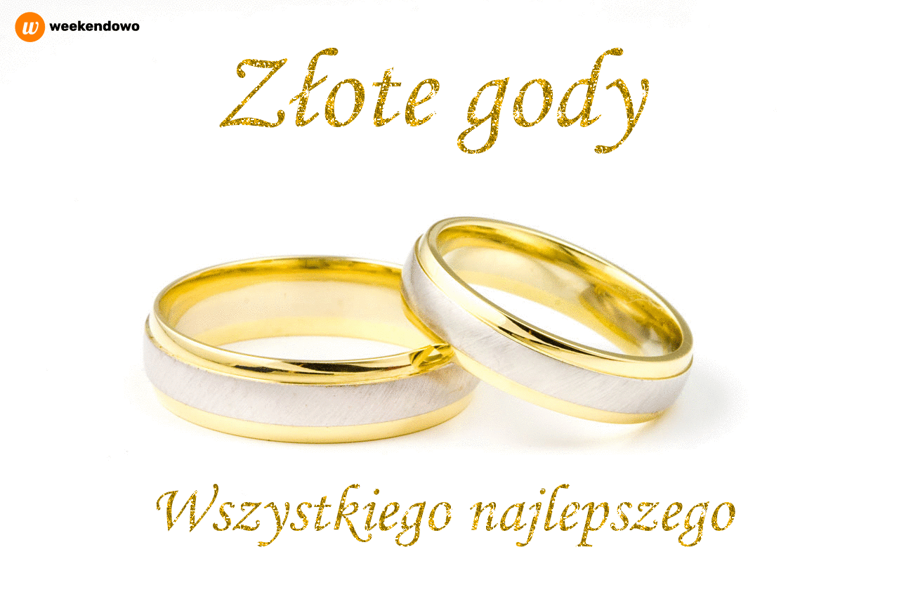 Złote gody kartka