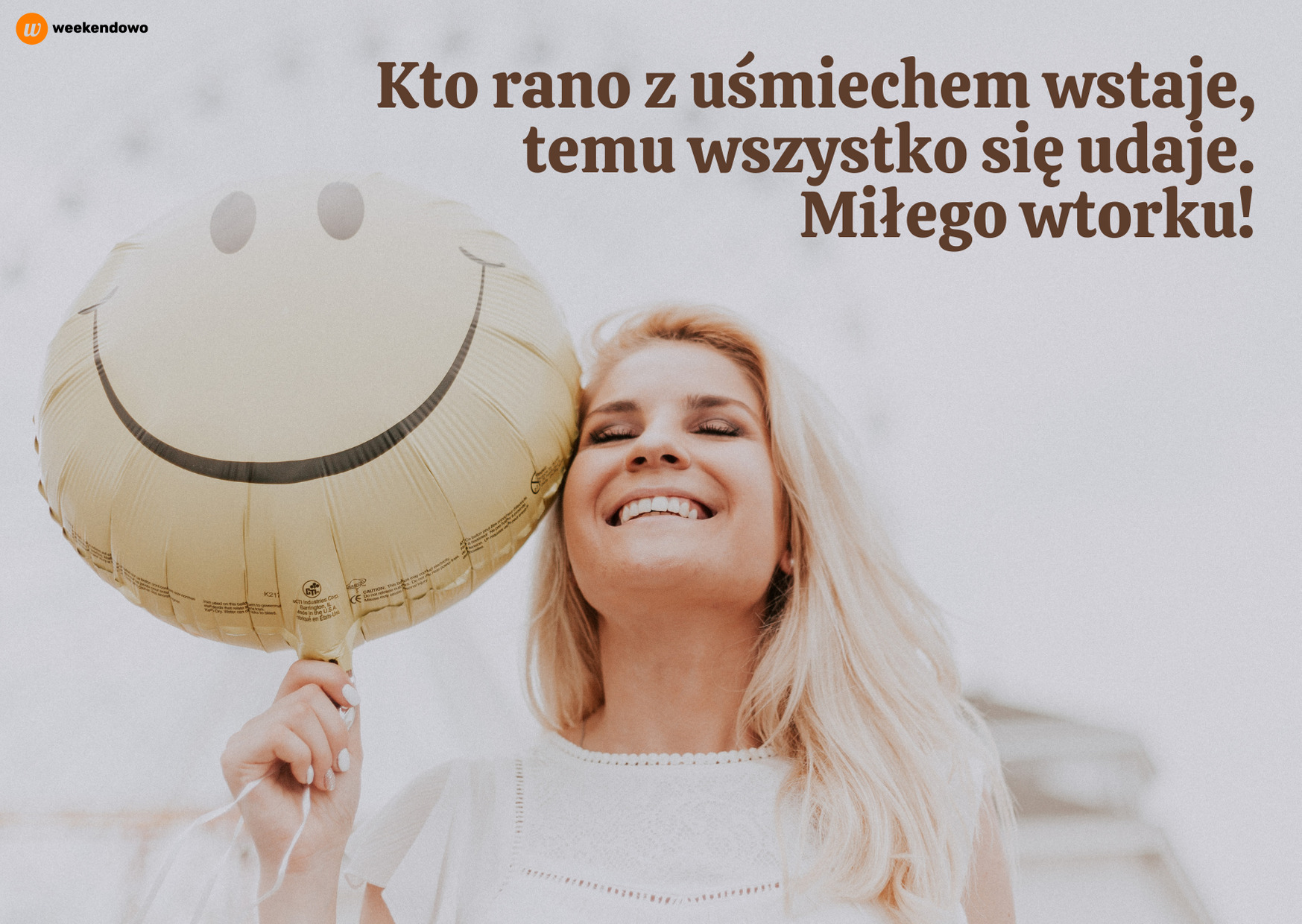 Życzenia na wtorek kartka