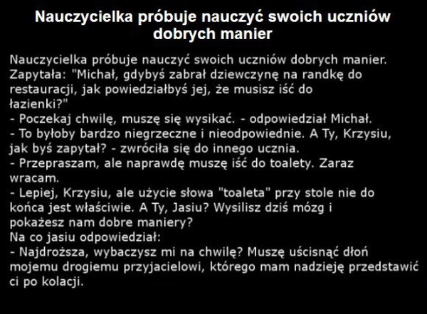 Dobre maniery według Jasia