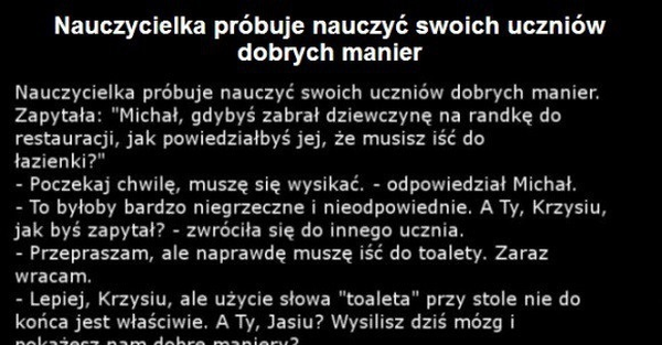Dobre maniery według Jasia