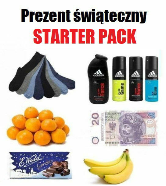 Prezent świąteczny starter pack