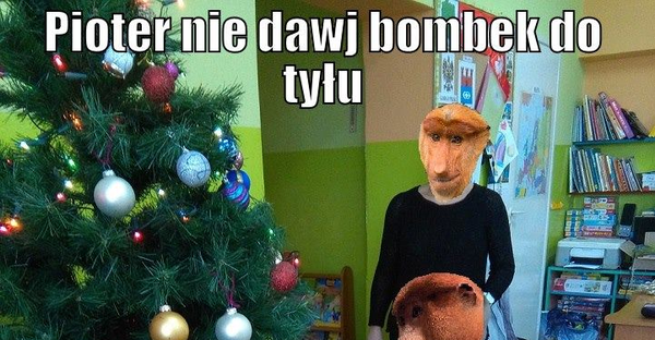 Z tymi bombkami to trzeba oszczędnie