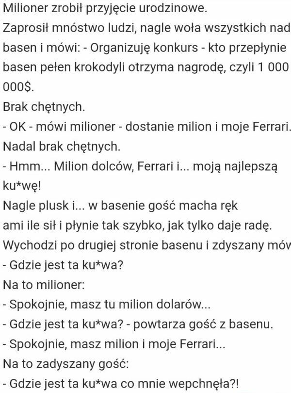 Konkurs milionera