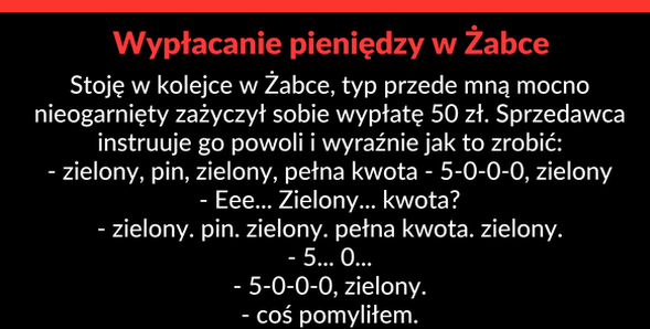Wypłacanie pieniędzy w Żabce