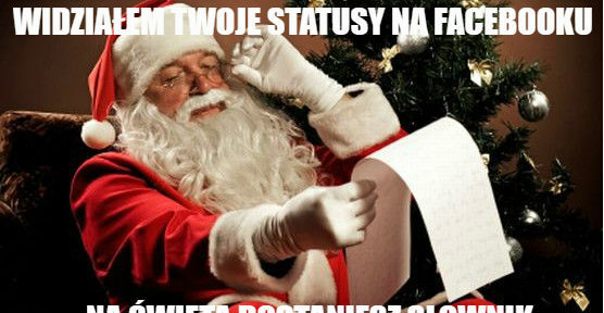 Co dostanie na święta?