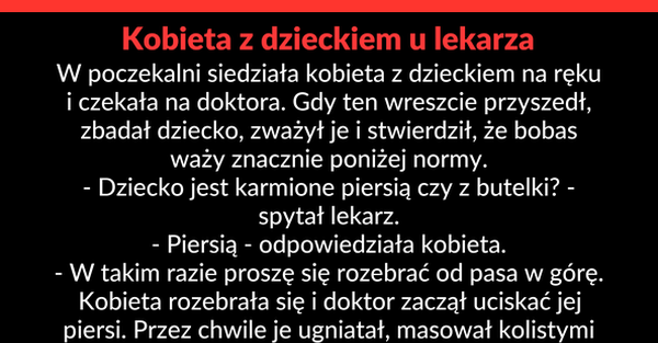 Kobieta z dzieckiem u lekarza