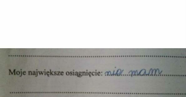 Szczere odpowiedzi w ankiecie szkolnej