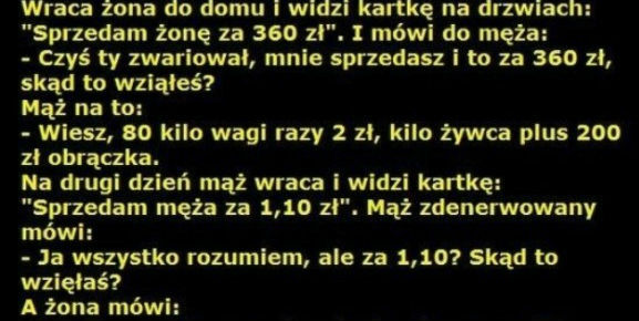 Wycena męża i żony