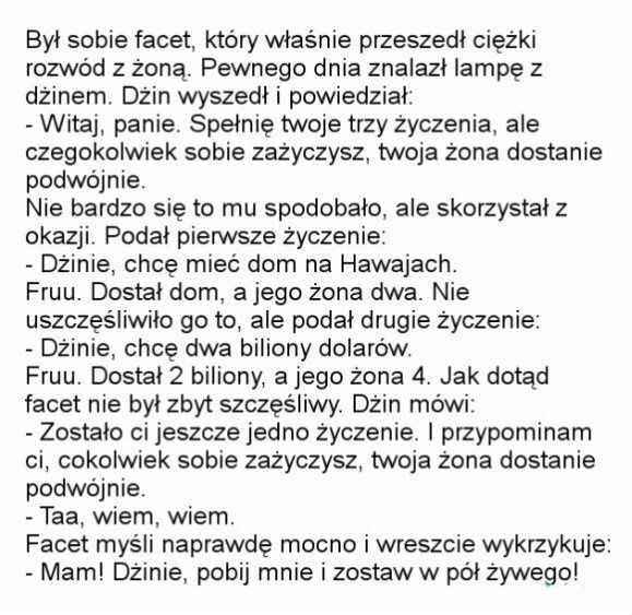 Lampa z dżinem