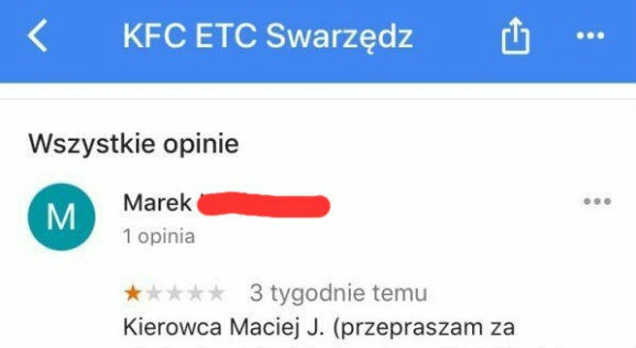 Nieuczciwy kierowca
