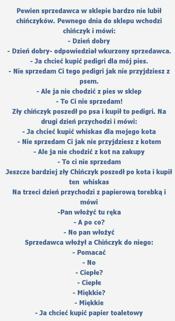 Świetna zemsta Chińczyka 