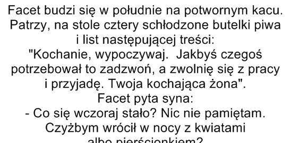 Wierny nawet po pijaku