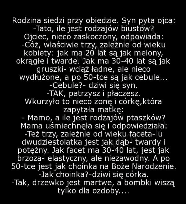 Ile jest rodzajów biustów?