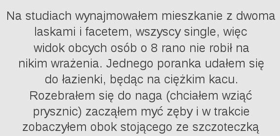 Krępujące spotkanie