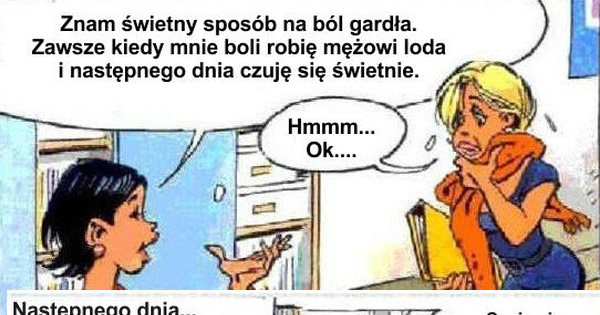 Sposób na ból gardła