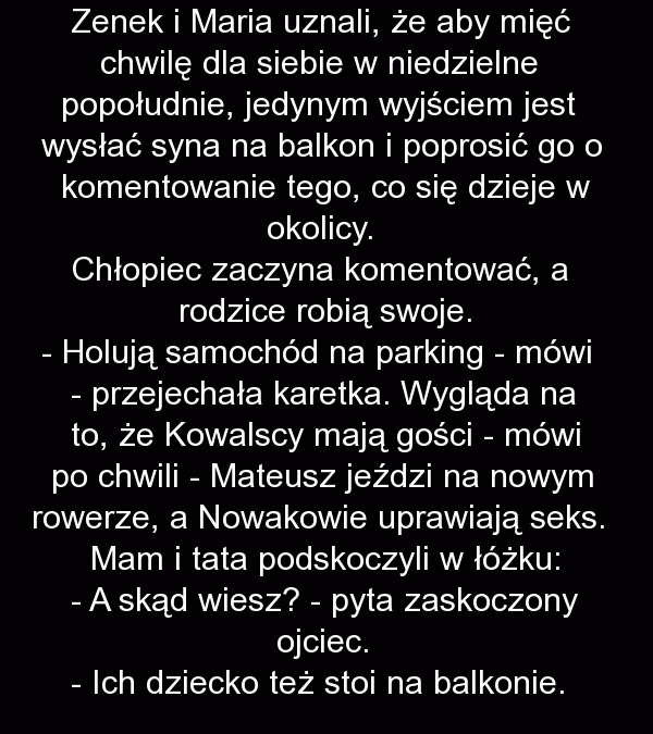 Dziecko na balkonie 