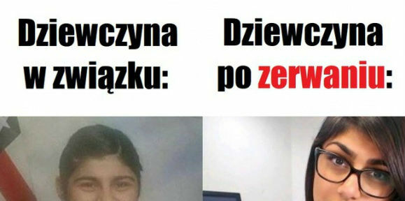 Dziewczyna w związku vs po rozstaniu