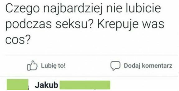 To faktycznie może być krępujące