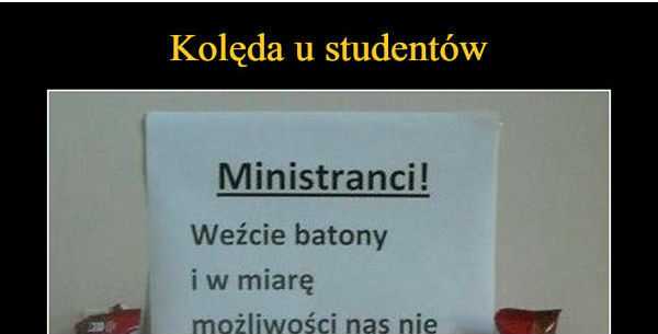 Kolęda u studentów
